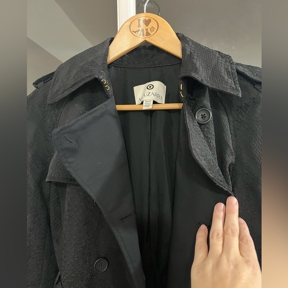 Altuzarra For Target Snakeskin Double Breasted Trench Coat - Size XS - Picture 10 of 12